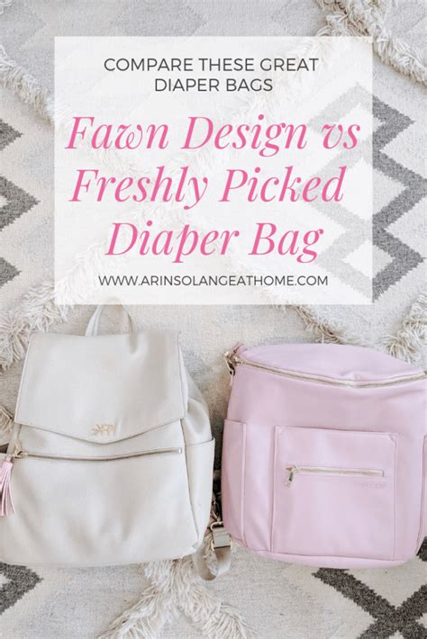 fawn diaper bag real vs fake|Fawn Design and Freshly Picked Diaper Bags .